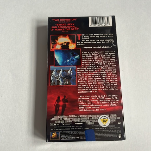 The X- Files Fight The Future / VHS 1998 / New Sealed - Picture 4 of 6